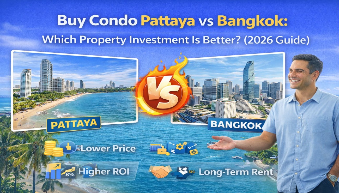 Buy Condo Pattaya vs Bangkok: Which Property Investment Is Better? (2026 Guide)
