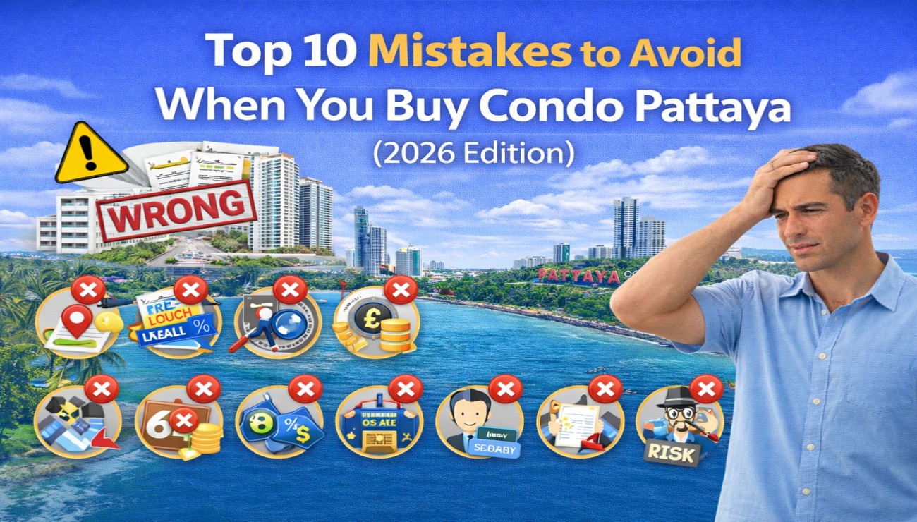 Top 10 Mistakes to Avoid When You Buy Condo Pattaya (2026 Edition)
